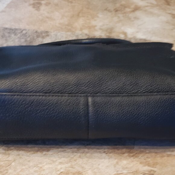 Karl Lagerfeld Black Handbag with Handle and Pearl Accents - Picture 3 of 7